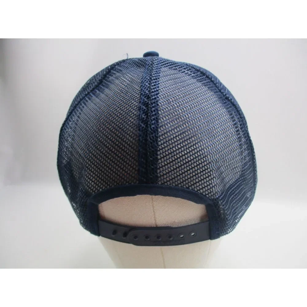 Vintage Chuck Callahan Ford Blue Snapback Mesh‎ Trucker Hat Cap